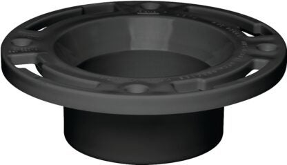 Oatey 43548 Closet Flange, 4 in Connection, ABS, Black, For: 4 in Pipes