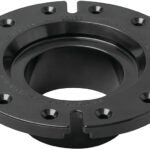 Oatey 43584 Closet Flange, 3 in Connection, ABS, Black