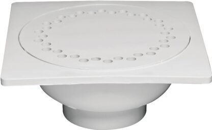 Oatey 43633 Drain Trap, 3 to 4 in, PVC, White, SCH 40 Schedule