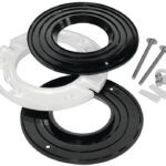 Oatey 43645 Closet Flange Spacer Kit, PVC, White, For: 3 in Fitting