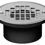 Oatey 43578 Floor Drain, 2 x 3 in, ABS Body, Black