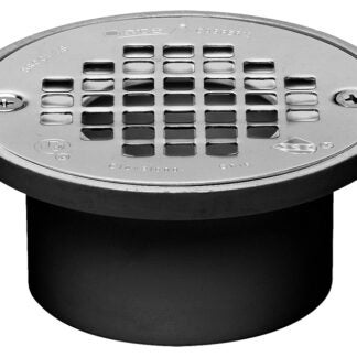 Oatey 43578 Floor Drain, 2 x 3 in, ABS Body, Black