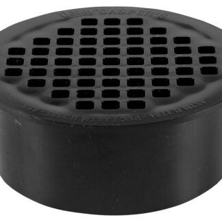 Oatey 43568 Floor Drain, 4 in, Snap-In, ABS Body, Black