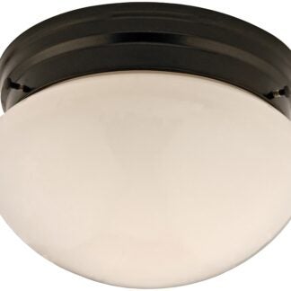 Boston Harbor F13BB01-6854-ORB Single Light Round Ceiling Fixture, 120 V, 60 W, 1-Lamp, A19 or CFL Lamp, Bronze Fixture