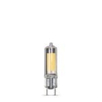 Feit Electric BP20G8.6/830/LED LED Bulb, Specialty, T4 Lamp, 20 W Equivalent, G8.6 Lamp Base, Dimmable, Clear