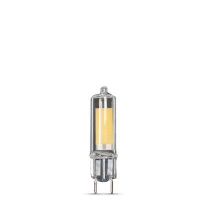 Feit Electric BP20G8.6/830/LED LED Bulb, Specialty, T4 Lamp, 20 W Equivalent, G8.6 Lamp Base, Dimmable, Clear