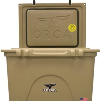 Orca ORCT058 Cooler, 58 qt Cooler, Tan, Up to 10 days Ice Retention