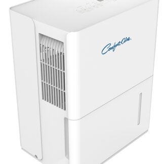 Comfort-Aire BHD-22A Dehumidifier, 2.2 A, 115 V, 250 W, 2-Speed, 22 pt/day Humidity Removal, 6.34 pt Tank