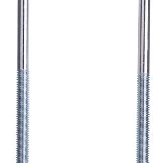 ProSource LR353 U-Bolt, 3/8 in Thread, 3-3/4 in L Thread, Steel, Zinc Sells in Quantity of 10