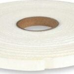 Climaloc CF12001 Open Cell Insulating Foam Tape, 3/8 in W, 16.4 ft L, 3/16 in Thick, Polyurethane, White