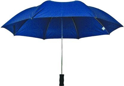 Diamondback TF-02-NVY Umbrella, Round Canopy, Nylon Fabric, Navy Fabric, 21 in OAH