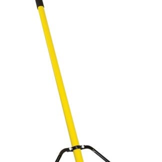 Quickie Jobsite 857FGSU Multi-Surface Push Broom with Scraper, Fiberglass Handle