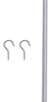 ProSource LR100 Door Spring, 5/16 in Dia, 16 in L, Steel, Zinc