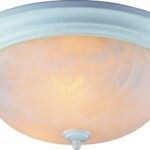 Boston Harbor BRT-FL2263L Two Light Flush Mount Ceiling Fixture, 120 V, 75 W, 2-Lamp, A19 or CFL Lamp