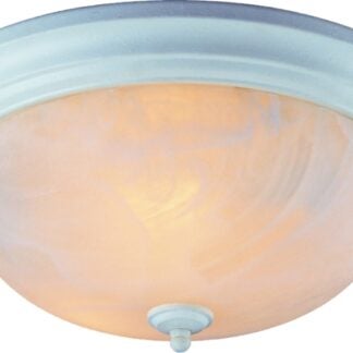 Boston Harbor BRT-FL2263L Two Light Flush Mount Ceiling Fixture, 120 V, 75 W, 2-Lamp, A19 or CFL Lamp