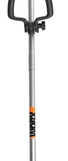 Worx WG183 Cordless String Trimmer, Battery Included, 2 Ah, 40 V, 0.065 in Dia Line, Adjustable, Auxiliary Handle