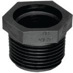 Green Leaf RB10-12P Reducing Pipe Bushing, 1 x 1/2 in, MPT x FPT, Black Sells in Quantity of 5