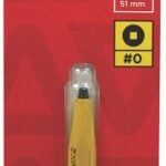 Task T67510 Screwdriver Bit, #0 Drive, 2 in L, Steel