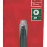 Task T67511 Screwdriver Bit, #1 Drive, 2 in L, Steel