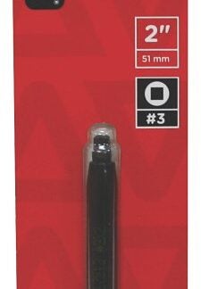 Task T67513 Screwdriver Bit, #3 Drive, 2 in L, Steel