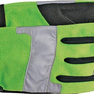 Cat CAT012214J High-Visibility Utility Gloves, Jumbo, Synthetic Leather, Black/Fluorescent Green