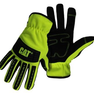 Cat CAT012250M Utility Gloves, Men's, M, Open Cuff, Green