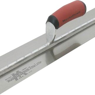 Marshalltown MXS57D Finishing Trowel, 14 in L Blade, 3 in W Blade, Spring Steel Blade, Square End, Curved Handle