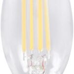 BULB LED B10/C CLEAR SFTWHT 4W