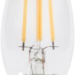 BULB LED B10 CLR SOFT WHITE 4W