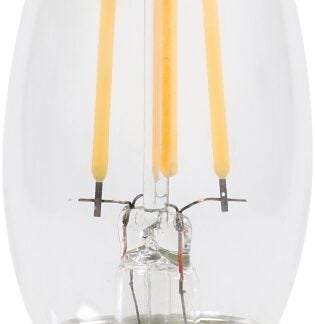 BULB LED B10 CLR SOFT WHITE 4W