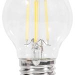 BULB LED G16.5 CLEAR SFTWHT 4W