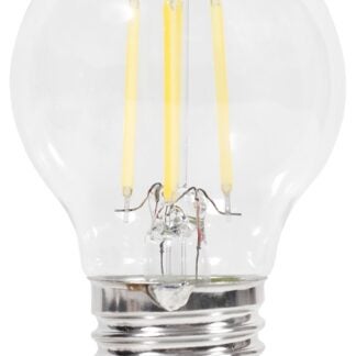 BULB LED G16.5 CLEAR SFTWHT 4W