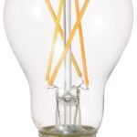 Sylvania 40686 Natural LED Bulb, General Purpose, A19 Lamp, 40 W Equivalent, E26 Lamp Base, Dimmable, Clear