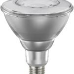 Sylvania 40900 Natural LED Bulb, Flood/Spotlight, PAR38 Lamp, E26 Lamp Base, Dimmable, Clear, Daylight