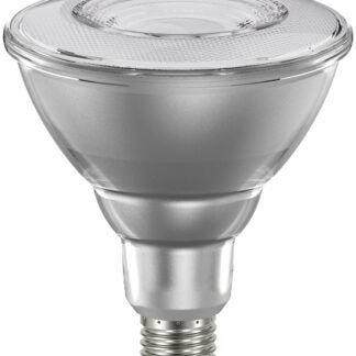 Sylvania 40901 Natural LED Bulb, Flood/Spotlight, PAR38 Lamp, E26 Lamp Base, Dimmable, Clear, Cool White Light