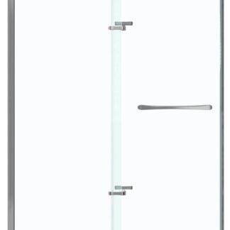 Maax 136671-900-084-00 Reveal Shower Door, Tempered Glass, Frameless Frame