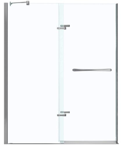 Maax 136671-900-084-00 Reveal Shower Door, Tempered Glass, Frameless Frame