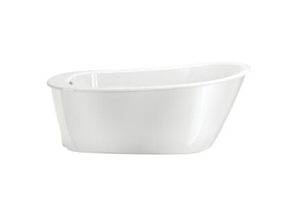 Maax Sax 105797-000-002-10 Bathtub, 44 gal, 60 in L, 32 in W, 24-7/8 in H, Free-Standing Installation, Acrylic, White