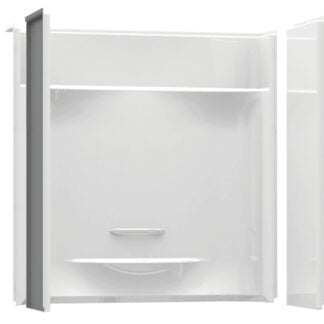 Maax 148065-000-002290 Shower Wall Kit, 60 in L, 30 in W, 78 in H, White