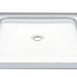 Maax 148022-000-002293 Shower Base, 32 in W, 32 in H, Fiberglass