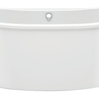 MAAX Delsia 6636 Series 106193-000-002 Bathtub, 59 gal Capacity, 66 in L, 36 in W, 26-5/8 in H, Acrylic, White, Oval