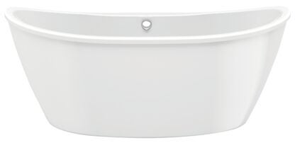 MAAX Delsia 6636 Series 106193-000-002 Bathtub, 59 gal Capacity, 66 in L, 36 in W, 26-5/8 in H, Acrylic, White, Oval