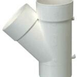 IPEX 40334 Pipe Wye, 1-1/2 x 1-1/2 x 1-1/4 in, Spigot x Hub, PVC