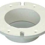 IPEX 040965 Closet Flange, 4 in Connection, Hub, PVC, White