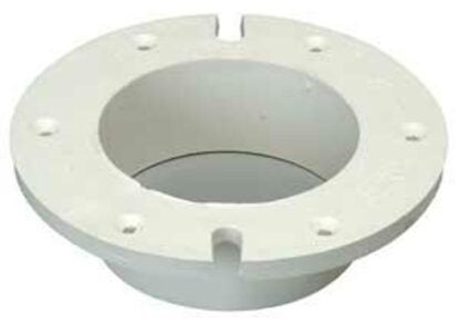 IPEX 040965 Closet Flange, 4 in Connection, Hub, PVC, White