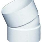 IPEX 040963 Pipe Elbow, 3 in, Hub, 22.5 deg Angle, PVC