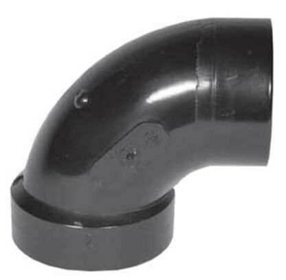 IPEX 027230 Pipe Elbow, 1-1/4 in, Hub x Spigot, 90 deg Angle, ABS, SCH 40 Schedule