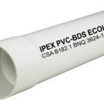 IPEX 003245 Pipe, 4 in, 10 ft L, PVC