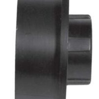 IPEX 027277 Dishwasher Pipe Adapter, 1-1/2 x 1/2 in, Spigot x FPT, ABS, Black