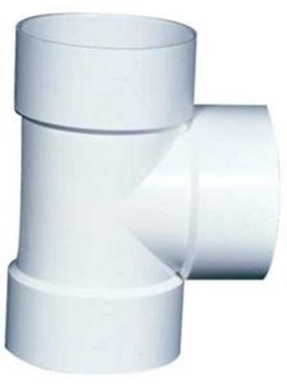 IPEX 040102 Pipe Tee, 3 in, Hub, PVC